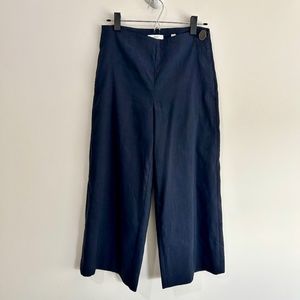 NWOT Vince High Waist Wide Leg Linen Blend Pants Size 0